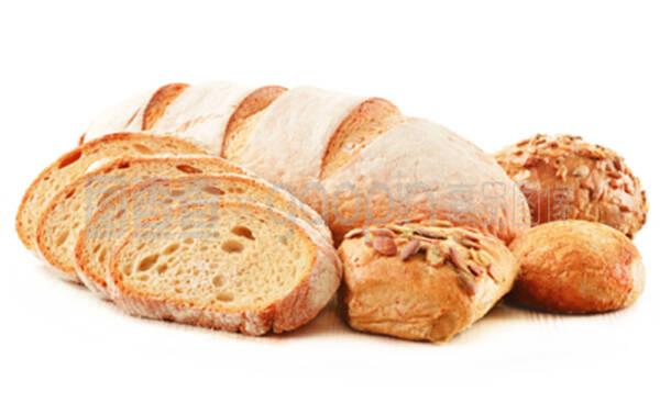 白色面包中的面包